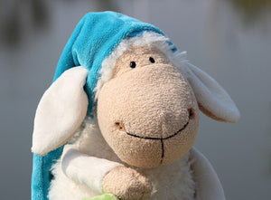 Factory direct sale Wholesale  NICI sleepy sheep children's day gift lovely lamb birthday gift 1pcs - susshine