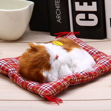 Stuffed Toys Lovely Simulation Animal Doll Plush Sleeping Cats Toy with Sound Kids Toy Decorations Birthday Gift For Children - susshine