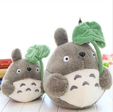25cm Kawaii My Neighbor Totoro Plush Toy Cute Soft Doll Totoro with Lotus Leaf Kids Toys Cat - susshine