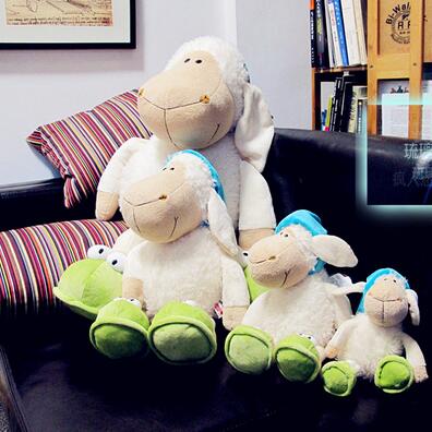 Factory direct sale Wholesale  NICI sleepy sheep children's day gift lovely lamb birthday gift 1pcs - susshine